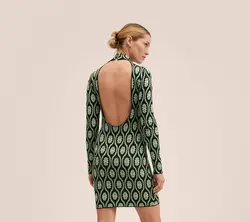 پیراهن کوتاه زنانه مشکی منگو