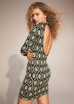 پیراهن کوتاه زنانه مشکی منگو