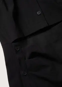 پیراهن کوتاه زنانه مشکی منگو