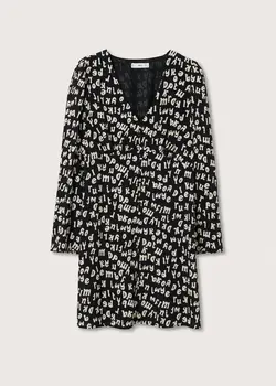 پیراهن کوتاه زنانه مشکی منگو