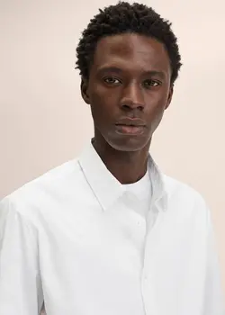 پیراهن مردانه سفید منگو