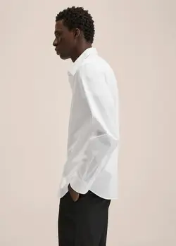 پیراهن مردانه سفید منگو