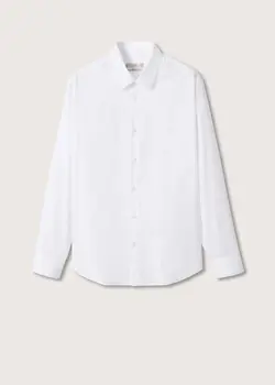 پیراهن مردانه سفید منگو