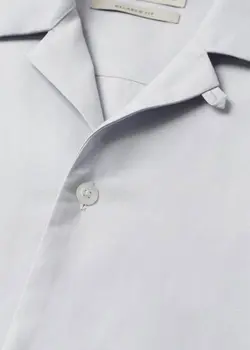 پیراهن مردانه خاکستری منگو