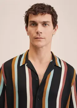 پیراهن مردانه مشکی منگو