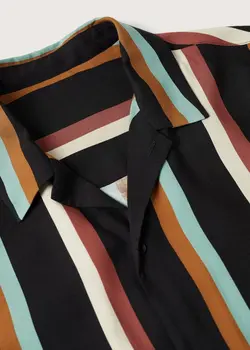 پیراهن مردانه مشکی منگو