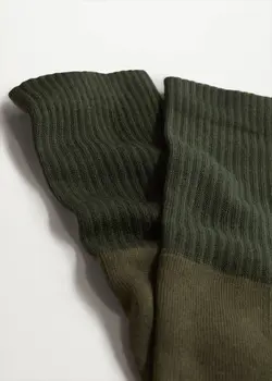 جوراب مردانه خاکی منگو