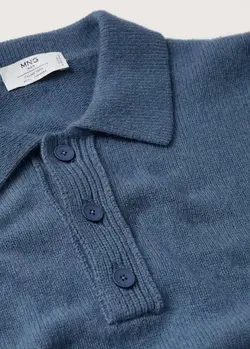 پلیور مردانه آبی منگو