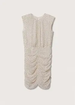 پیراهن کوتاه زنانه بژ منگو