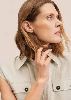 پیراهن کوتاه زنانه خاکستری منگو