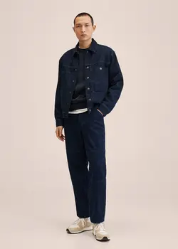 شلوار جین مردانه آبی منگو