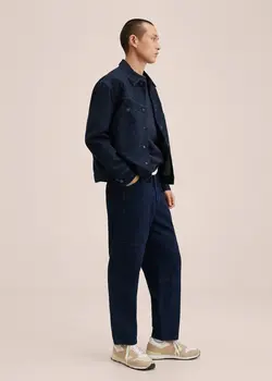 شلوار جین مردانه آبی منگو