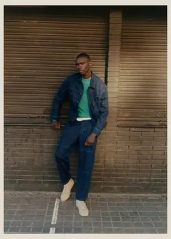 شلوار جین مردانه آبی منگو