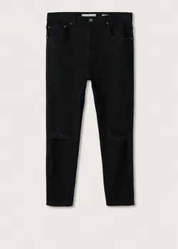 شلوار جین مردانه خاکستری منگو