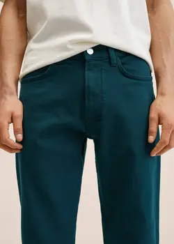 شلوار جین مردانه سبز منگو