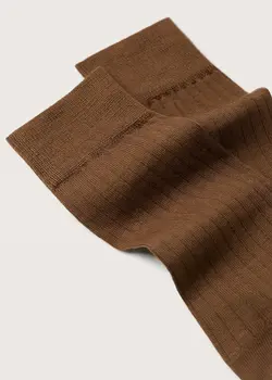 جوراب مردانه قهوه ای منگو