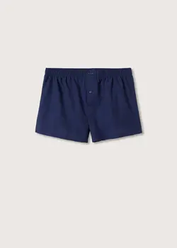 شورت باکسر مردانه سرمه ای منگو