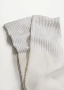 جوراب مردانه سفید تیره منگو