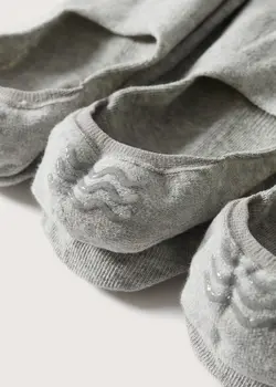 جوراب مردانه خاکستری منگو