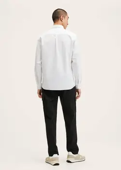 پیراهن مردانه سفید منگو