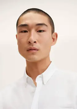 پیراهن مردانه سفید منگو