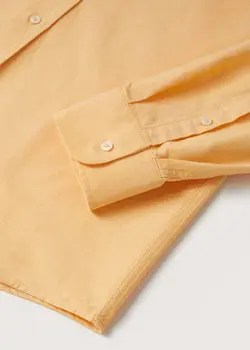 پیراهن مردانه  زرد منگو