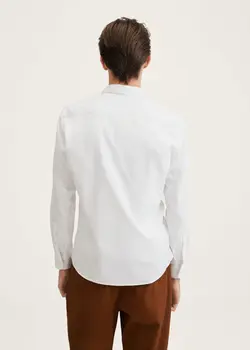 پیراهن مردانه سفید منگو