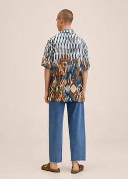 پیراهن مردانه نارنجی منگو