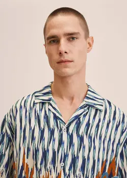 پیراهن مردانه نارنجی منگو