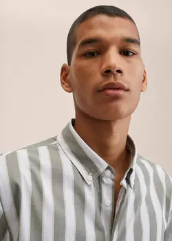 پیراهن مردانه سبز منگو