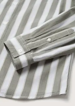 پیراهن مردانه سبز منگو