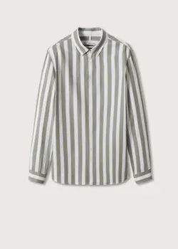 پیراهن مردانه سبز منگو