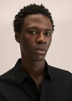 پیراهن مردانه مشکی منگو