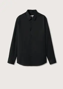 پیراهن مردانه مشکی منگو