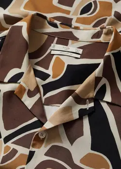 پیراهن مردانه قهوه ای منگو