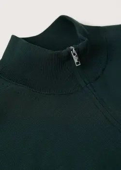 پلیور مردانه سبز تیره منگو