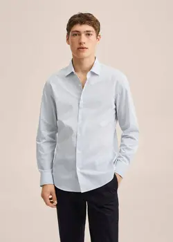 پیراهن مردانه سفید منگو