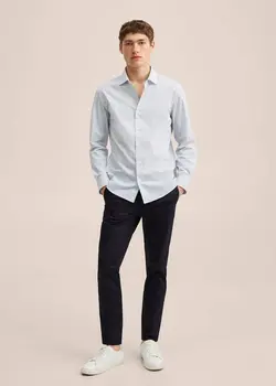 پیراهن مردانه سفید منگو