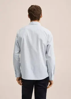 پیراهن مردانه سفید منگو