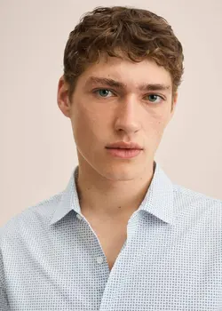 پیراهن مردانه سفید منگو