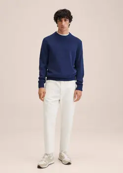 پلیور مردانه آبی منگو