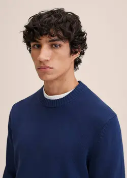 پلیور مردانه آبی منگو