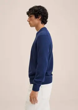 پلیور مردانه آبی منگو