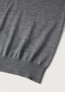 پلیور مردانه خاکستری منگو