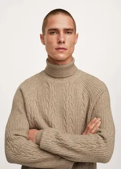 پلیور مردانه بژ منگو