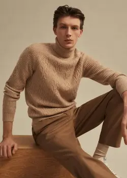 پلیور مردانه بژ منگو