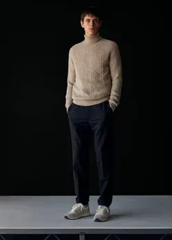 پلیور مردانه بژ منگو