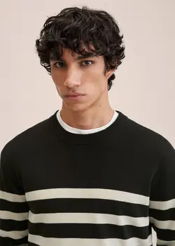 پلیور مردانه مشکی منگو