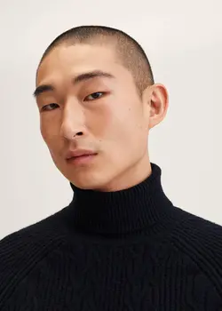 پلیور مردانه سرمه ای منگو