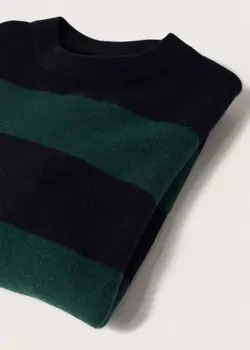 پلیور مردانه سبز تیره منگو